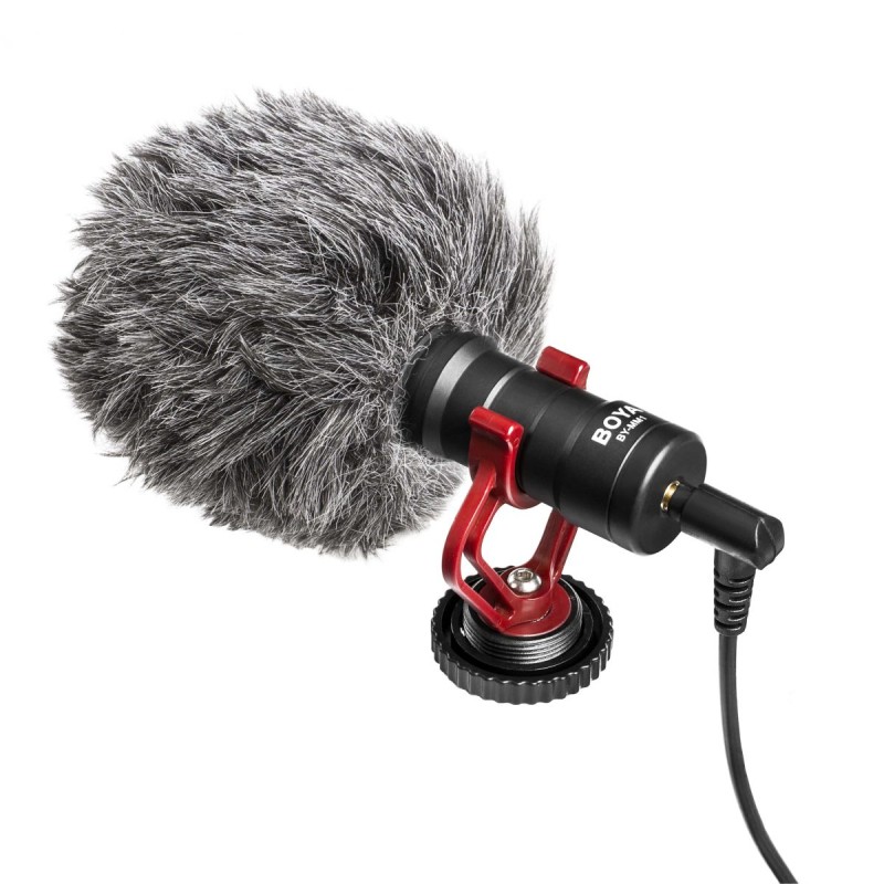 BOYA Shotgun Mic - BY-MM1 - Universal Mini Shotgun Mic 3.5mm for camera, phone, laptop — Buy in Cyprus with Fast Delivery