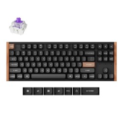 Keychron K8 HE - K8H-F1 - Special Wood Edition Wireless Magnetic Hall Effect RGB Keyboard 80% US