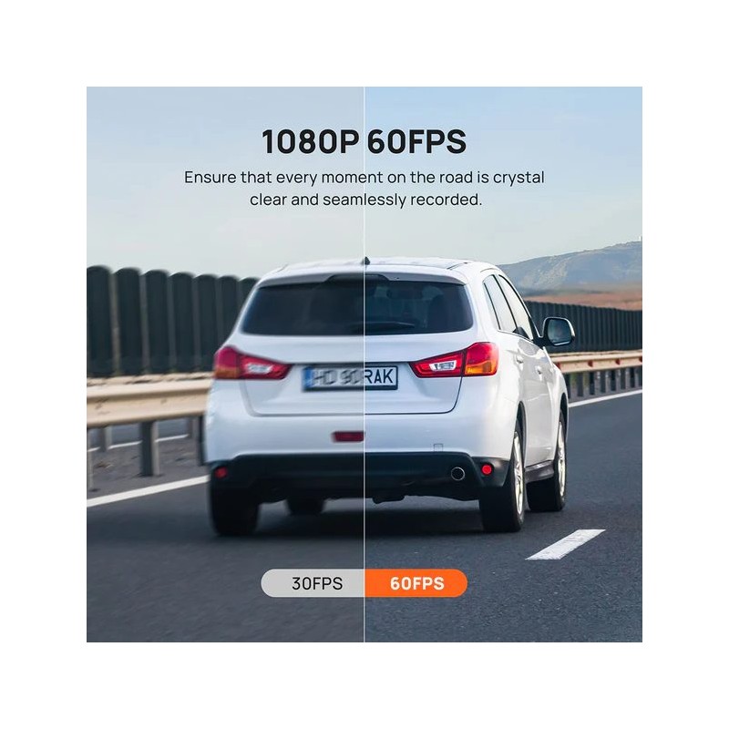 70mai Dash Cam - A200 - Dash Cam with Screen - 1080P 60FPS 130FOV 500mAh Car Camera — Buy in Cyprus with Fast Delivery