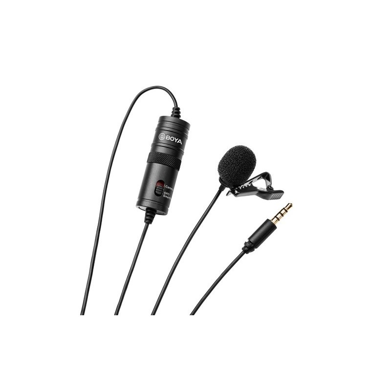 BOYA wired mic Universal Lavalier Microphone - BY-M1 - wired mic Universal Lavalier Microphone