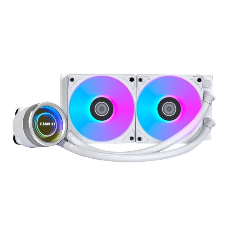 Lian Li AIO GPU Liquid Cooler with ARGB Fans - Galahad II Trinity 240 - White — Buy in Cyprus with Fast Delivery