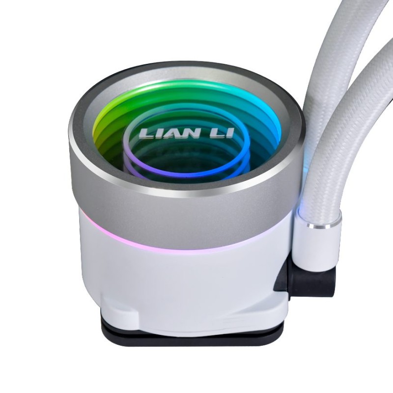 Lian Li AIO GPU Liquid Cooler with ARGB Fans - Galahad II Trinity 240 - White — Buy in Cyprus with Fast Delivery