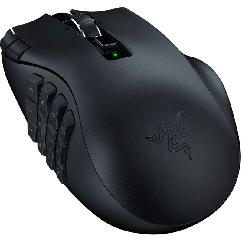 Razer NAGA V2 HyperSpeed Wireless MMO Gaming Mouse - 30K DPI - 2.4GHz Bluetooth - 19 Buttons