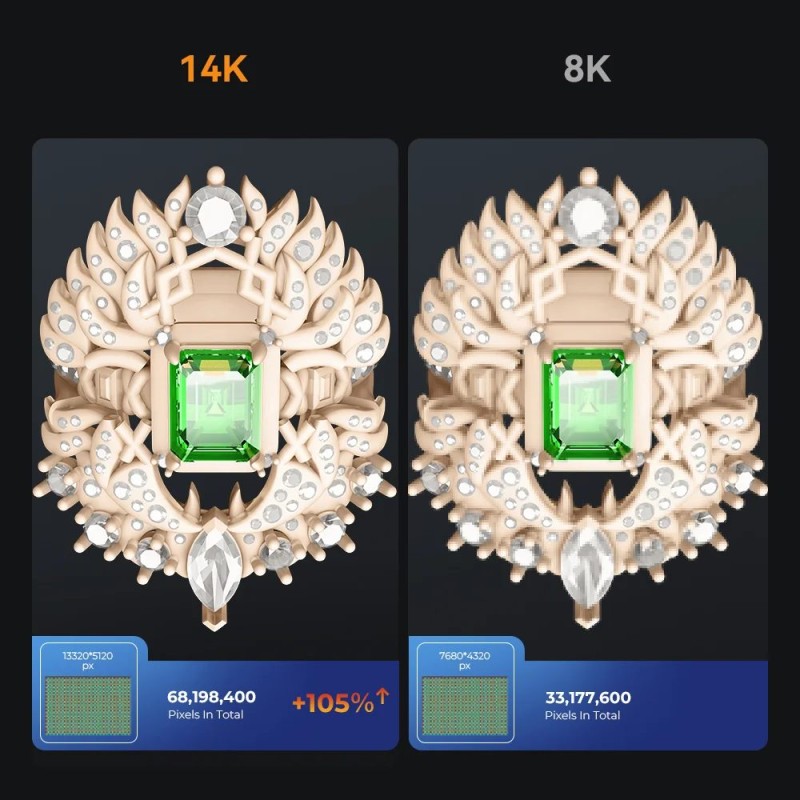 Creality Resin 3d Printer - Halot Mage S - 14k Ultradetailed Resin 3d Printer 223x126x230 LCD, Dynax Motion 150mm s