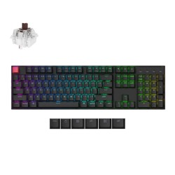 Keychron K10 V2 - K10X-B3 - QMK Wireless Mechanical Keyboard Brown Switch RGB 100% US Layout