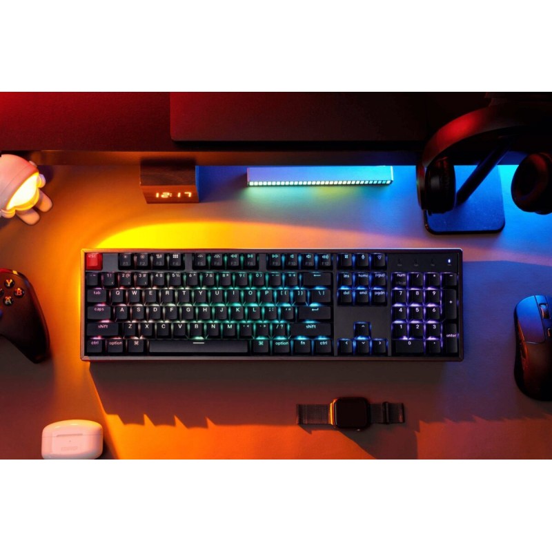 Keychron K10 V2 - K10X-B3 - QMK Wireless Mechanical Keyboard Brown Switch RGB 100% US Layout