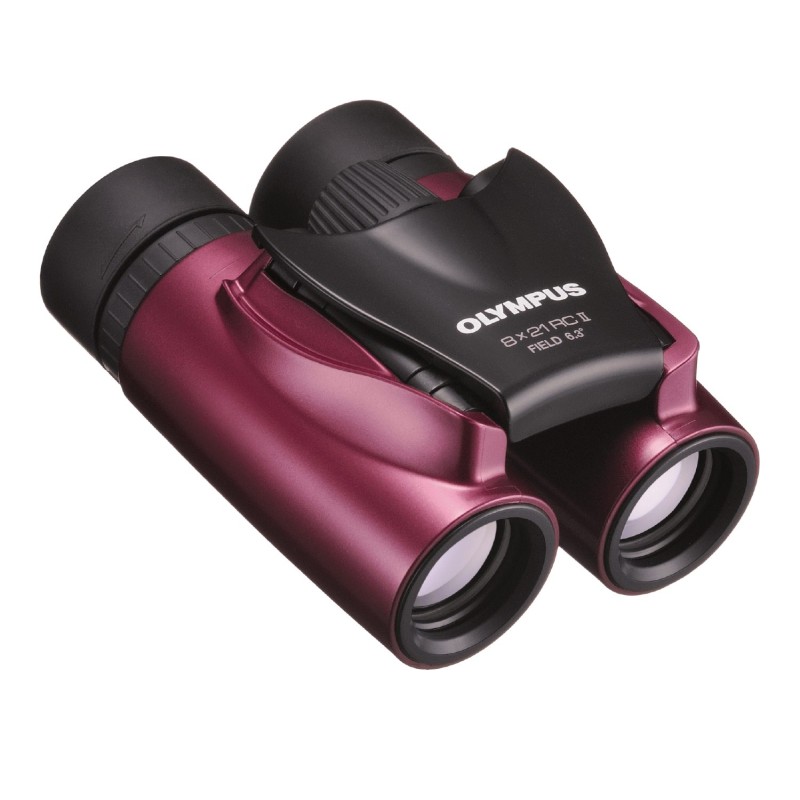 Olympus Binoculars - RC II - 8X21 Metal Magenta — Buy in Cyprus with Fast Delivery