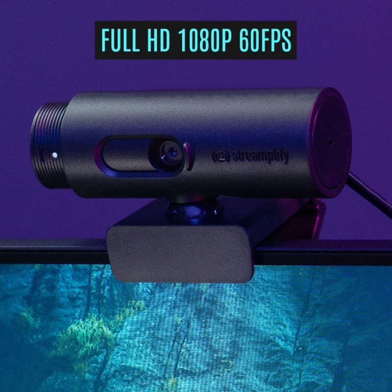 Streamplify CAM Streaming Webcam - Full HD 1080p, 60Hz, Black — Buy in Cyprus with Fast Delivery