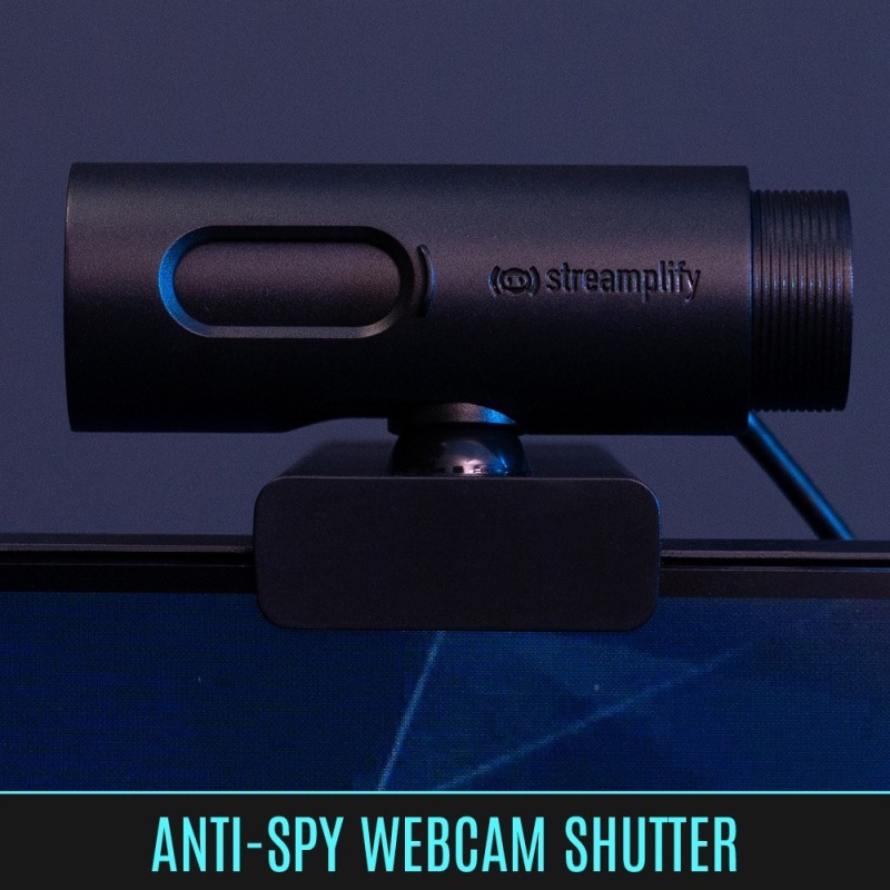 Streamplify CAM Streaming Webcam - Full HD 1080p, 60Hz, Black — Buy in Cyprus with Fast Delivery