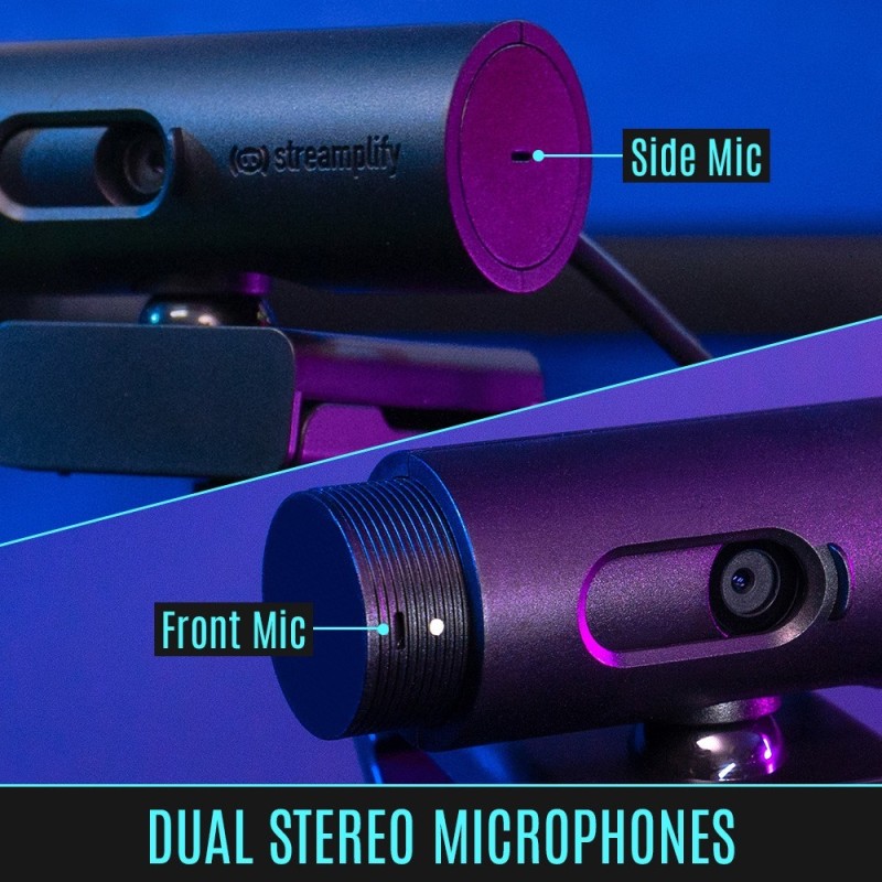 Streamplify CAM Streaming Webcam - Full HD 1080p, 60Hz, Black — Buy in Cyprus with Fast Delivery