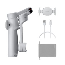Insta360 Flow Standard Bundle Gray - Flow 2 - A.I. Powered Gimbal Stabilizer for Smartphone USB-C