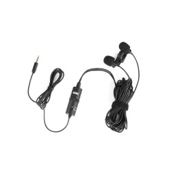 BOYA Dual Lavalier Microphone - BY-M1DM - wired mic — Buy in Cyprus with Fast Delivery