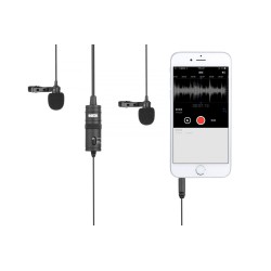 BOYA Dual Lavalier Microphone - BY-M1DM - wired mic — Buy in Cyprus with Fast Delivery