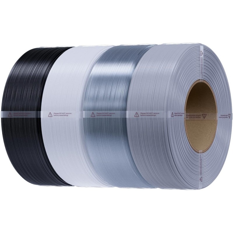 Creality Value Pack 4kg Filament - CR-PETG - No Reel Black & White & Gray & Transparent 3DPrinter Filament refil