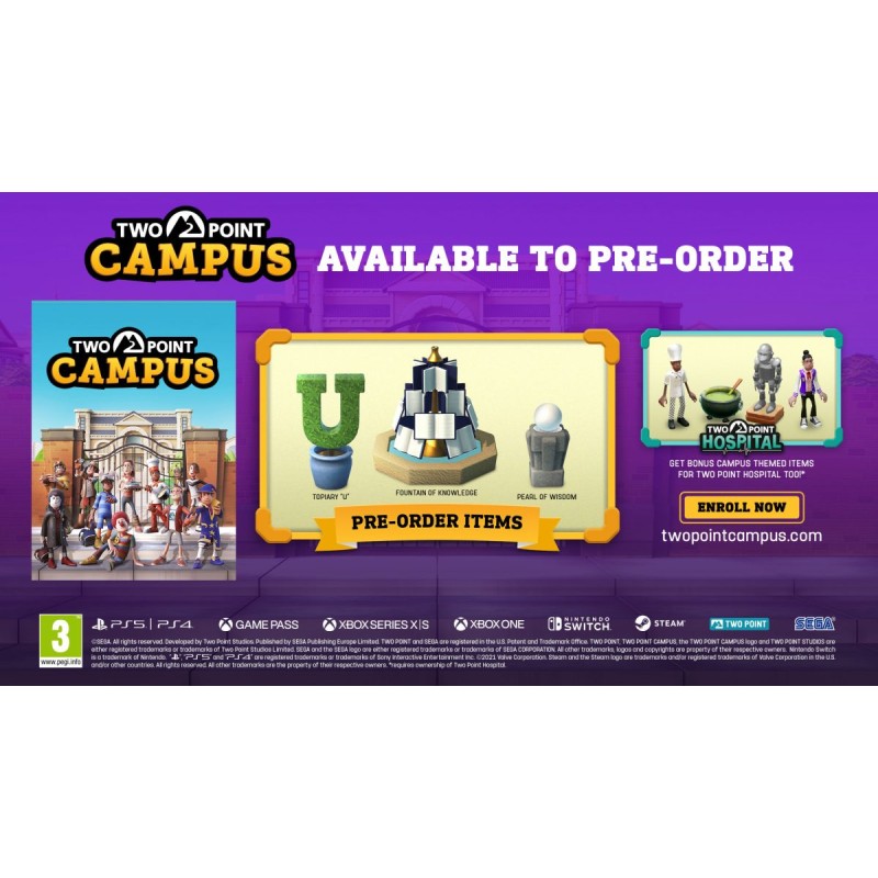 TWO POINT CAMPUS - ENROLMENT EDITION PS4 — Buy in Cyprus with Fast Delivery