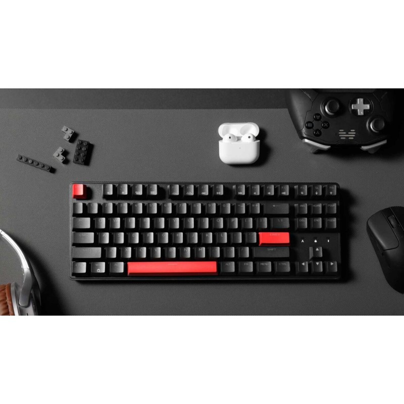 Lemokey X1 - X1-A1 - QMK VIA Wired Mechanical Keyboard TKL 80% Red Switch US Layout — Buy in Cyprus with Fast Delivery