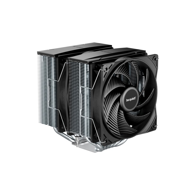 be quiet! Pure Rock Pro 3 - BK041 - CPU Air Cooler, Dual 120mm PWM Fans, Silver, 250W TDP — Buy in Cyprus with Fast Delivery