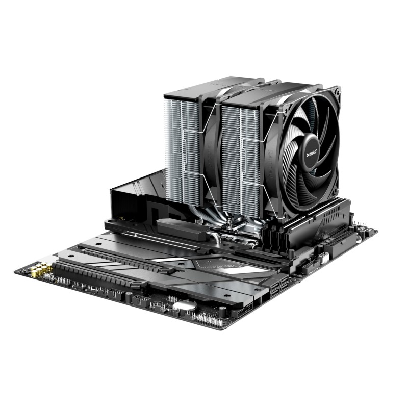 be quiet! Pure Rock Pro 3 - BK041 - CPU Air Cooler, Dual 120mm PWM Fans, Silver, 250W TDP — Buy in Cyprus with Fast Delivery