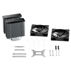 be quiet! Pure Rock Pro 3 - BK041 - CPU Air Cooler, Dual 120mm PWM Fans, Silver, 250W TDP — Buy in Cyprus with Fast Delivery