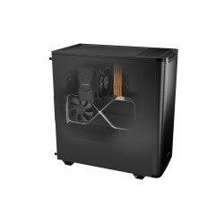 be quiet! Pure Base 501 - Mid Tower PC Case, Black, ATX/mATX/Mini-ITX, USB-C, 2x140mm Fans — Buy in Cyprus with Fast Delivery