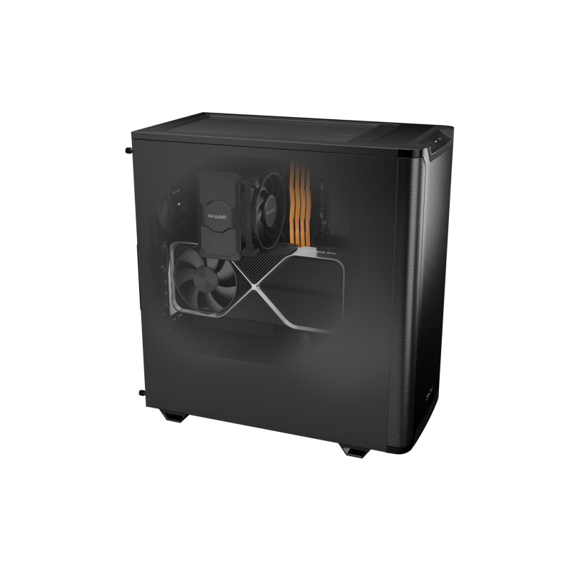 be quiet! Pure Base 501 - Mid Tower PC Case, Black, ATX/mATX/Mini-ITX, USB-C, 2x140mm Fans — Buy in Cyprus with Fast Delivery