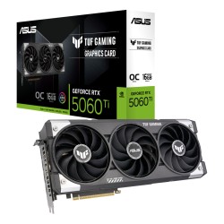 ASUS TUF Gaming GeForce RTX 5060 Ti OC - 16GB, 2692 MHz Boost, Triple-Fan (Black) — Buy in Cyprus with Fast Delivery