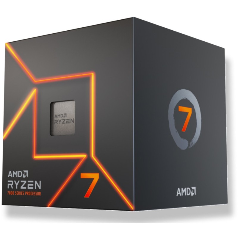 AMD AM5 Ryzen 7 - 7700 - 8xCore 16xThreads 5.3 GHz Boost 32MB 65W TDP Wraith Prism Cooler — Buy in Cyprus with Fast Delivery