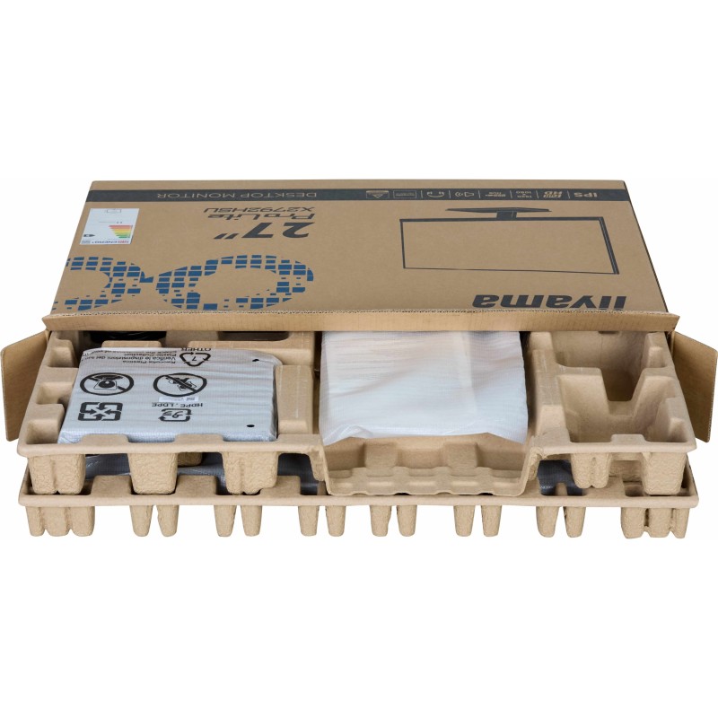 IIYAMA 68.6cm (27') 16:9 HDMI+DP+2xUSB IPS - X2792QSU-B1 - 68.6cm (27'), 16:9, HDMI+DP+2xUSB, IPS