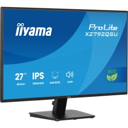 IIYAMA 68.6cm (27') 16:9 HDMI+DP+2xUSB IPS - X2792QSU-B1 - 68.6cm (27'), 16:9, HDMI+DP+2xUSB, IPS