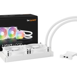 be quiet! Light Loop 240mm AIO Liquid CPU Cooler - BW021 - White, Dual 120mm ARGB PWM Fans — Buy in Cyprus with Fast Delivery