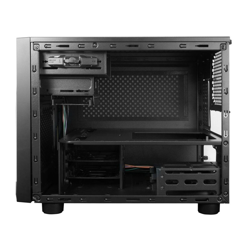 Chieftec CI-02B-OP PC Case - Cube Micro-ATX/Mini-ITX, Black, 320mm GPU, 160mm CPU Cooler Clearance