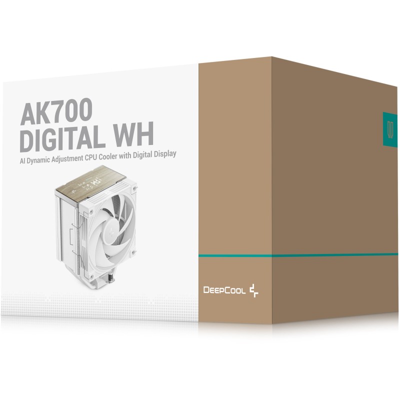K Cooler Deepcool - AK700 - Digital White — Buy in Cyprus with Fast Delivery