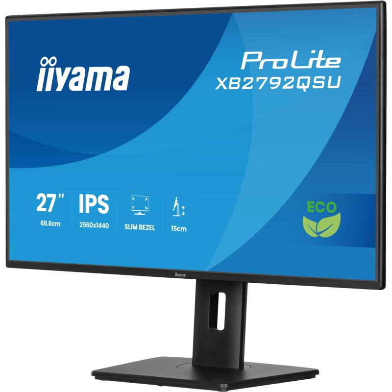 IIYAMA 68.6cm (27') - XB2792QSU-B1 - 16:9 HDMI+DP+2xUSB IPS — Buy in Cyprus with Fast Delivery
