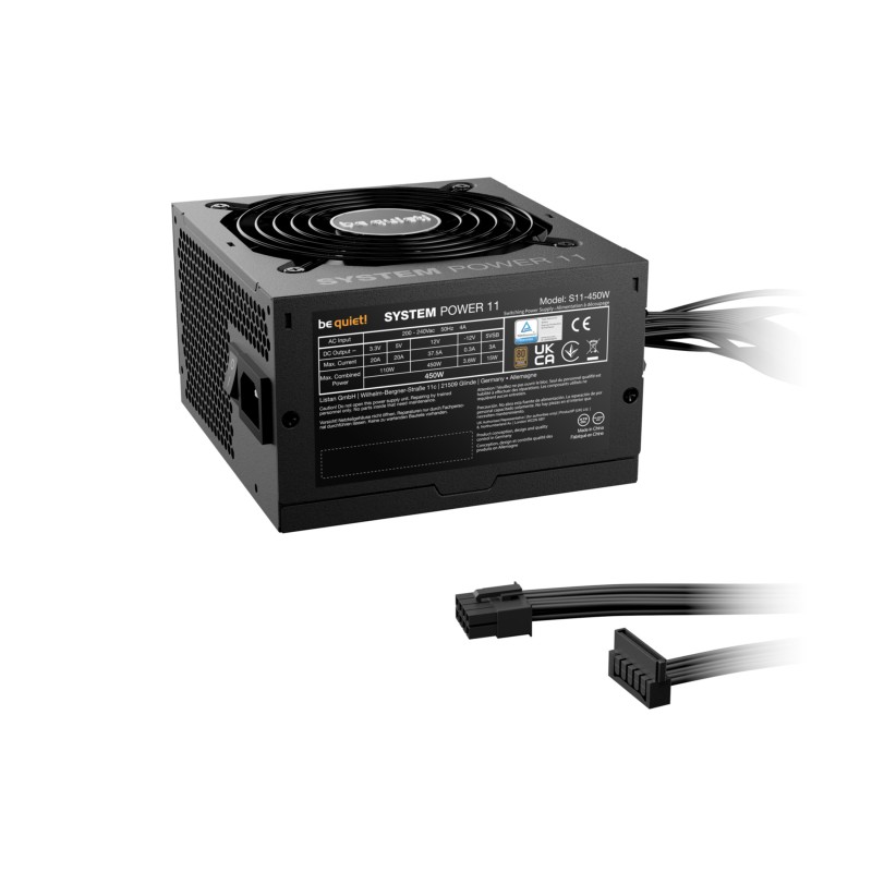 be quiet! System Power 11 450W - BP009EU - ATX 3.1, 80 PLUS Bronze, Non-modular — Buy in Cyprus with Fast Delivery