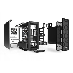 be quiet! Silent Base 802 - Mid Tower Case - Black, E-ATX/ATX/Micro-ITX Support, USB-C, 420mm Front Radiator
