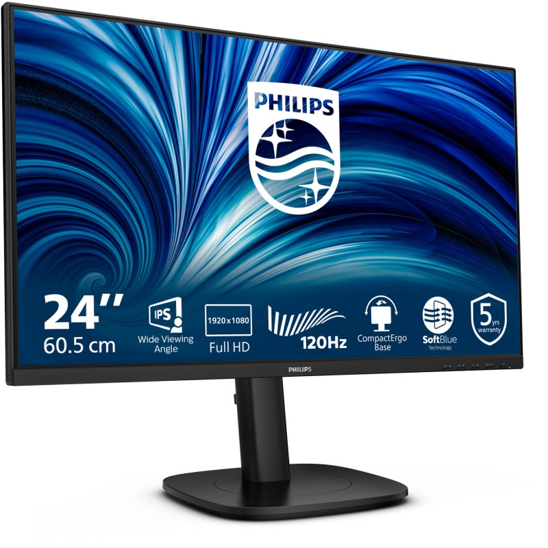 PHILIPS 60.5 cm (23.8") 1920x1080 120 Hz IPS Flat - 24B2N3200J/00 - 60.5 cm, 1920x1080, 120 Hz, IPS, Flat, 300 cd/m2
