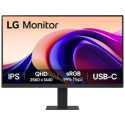 60.5 cm 23.8\" (2560×1440) LG - 24U631A-B - 16:9 QHD IPS 5 ms 100 Hz USB-C HDMI DisplayPort VESA Black