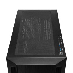 Chieftec APEX Q - GA-01B-Q-OP - Mid-Tower PC Case, Brushed Front, Sound-Dampened, 3x PWM Fans, E-ATX/ATX Support