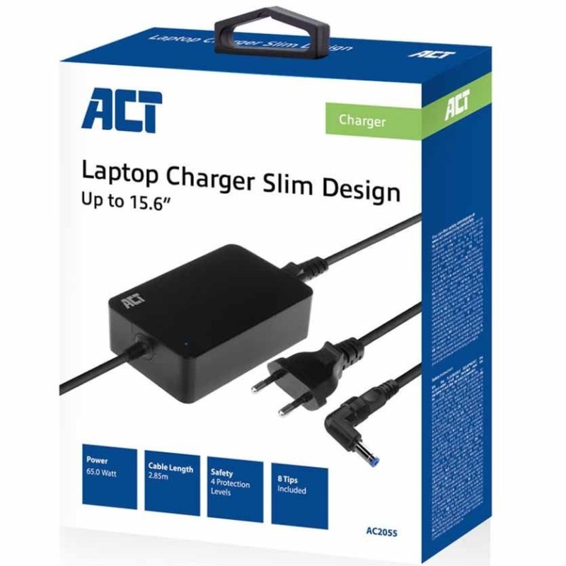 Laptop Adapter ACT - AC2055 - 65W — Buy in Cyprus with Fast Delivery