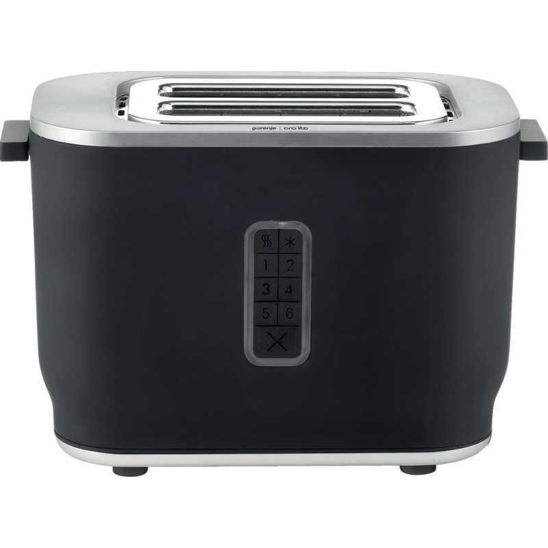 Gorenje Kitchen Toaster - T800ORAB - 800W, 2 Slots, 6 Heating Levels, Black — Buy in Cyprus with Fast Delivery