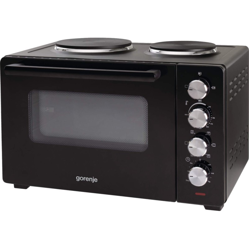 Gorenje Kitchen Oven - OM30GBX - 1000W 30L with Hot Plates — Buy in Cyprus with Fast Delivery