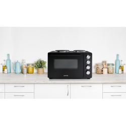 Gorenje Kitchen Oven - OM30GBX - 1000W 30L with Hot Plates — Buy in Cyprus with Fast Delivery