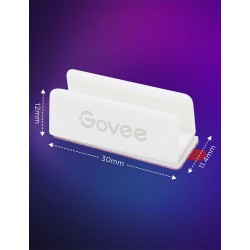 Govee Gaming Wall Neon Rope Light - H10D1 - White, 2 Bracket, 20pcs — Buy in Cyprus with Fast Delivery
