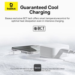 Baseus Wall Charger - 20W USB-C PALM Series UK White — Buy in Cyprus with Fast Delivery
