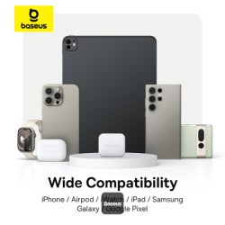 Baseus Wall Charger - 20W USB-C PALM Series UK White — Buy in Cyprus with Fast Delivery