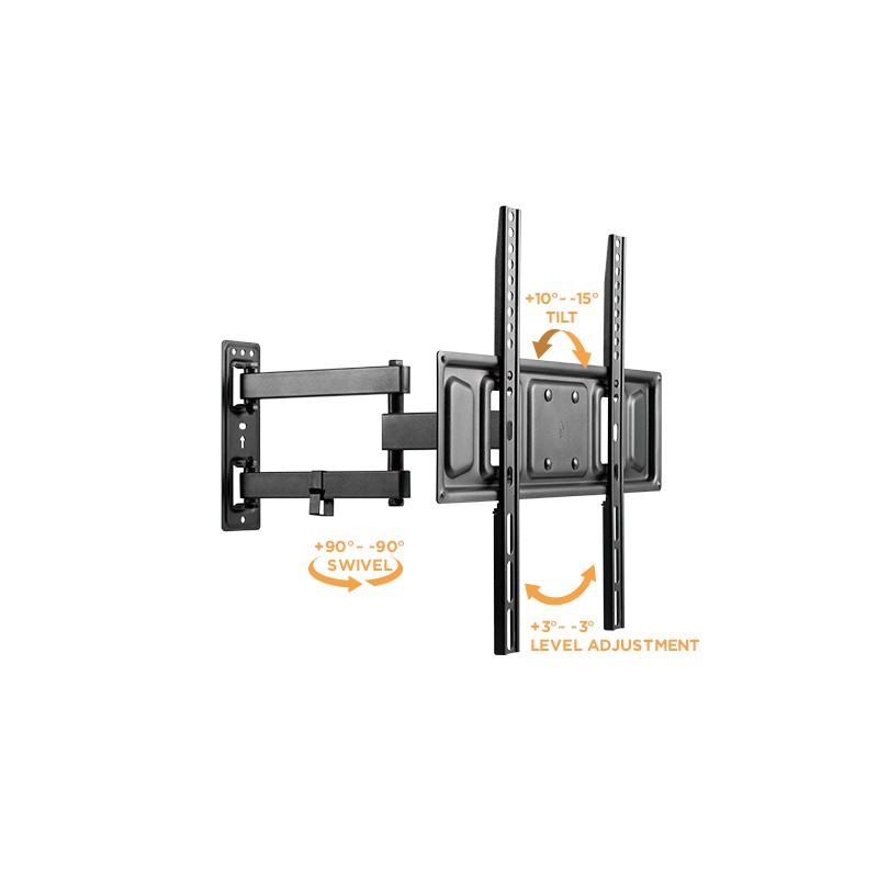 Brateck TV Mount - LPA63-443 - 40x40 Turn 2-Arm 43cm — Buy in Cyprus with Fast Delivery