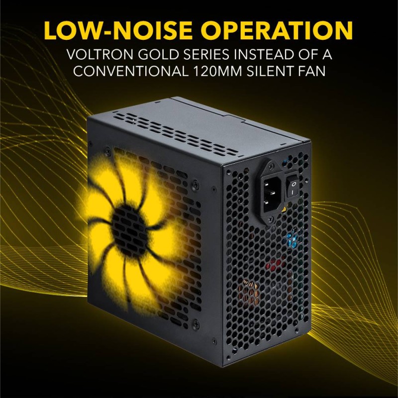 Armaggeddon Certified 1000W Modular Gaming Power Supply - VOLTRON GOLD 1000 - Certified 1000W Modular Gaming Power Supply