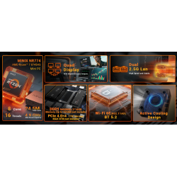 MINIX Mini PC - NR774 - Ryzen7 8745H, 32GB DDR5, 1TB SSD, 2.5GbE, HDMI DP USB-C, Win11 Pro — Buy in Cyprus with Fast Delivery