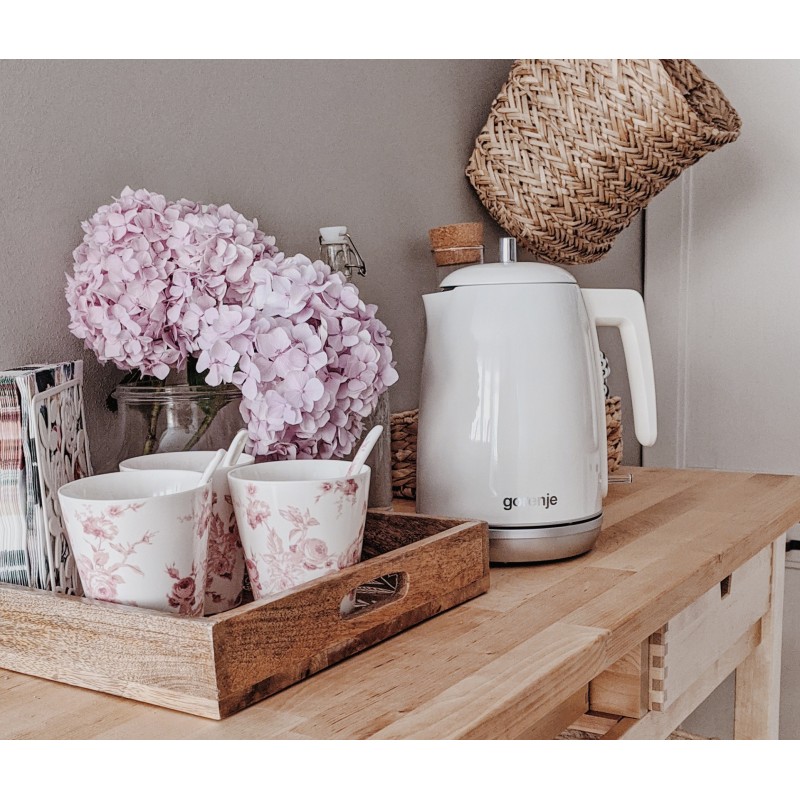 Gorenje Kitchen Kettle - K15RL - 2200W 1.7L Retro Ivory — Buy in Cyprus with Fast Delivery