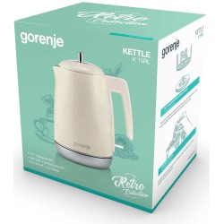 Gorenje Kitchen Kettle - K15RL - 2200W 1.7L Retro Ivory — Buy in Cyprus with Fast Delivery